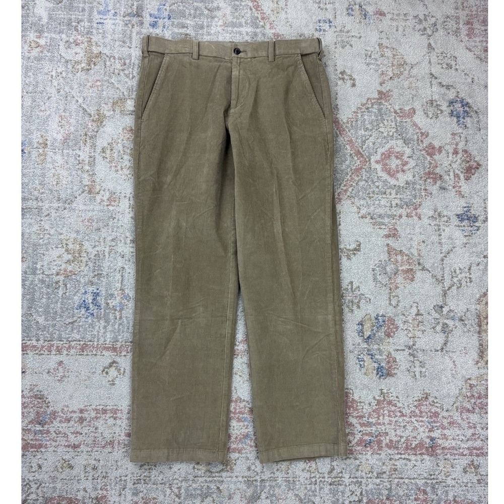 Croft & Barrow Tan Corduroy Pants 36x32 Mens Earth Tone Gorpcore Skate Academia